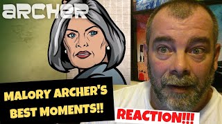 ARCHER  The Best of Archer Malory REACTION [upl. by Snave431]