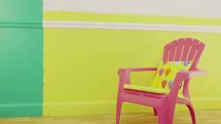 How to create a frayed Edging wall effect  Dulux [upl. by Abroms]