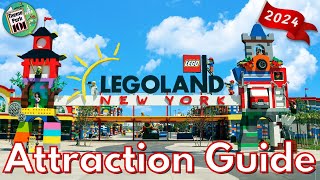 LEGOLAND New York ATTRACTION GUIDE  2024  All Rides amp Shows [upl. by Cadmarr]