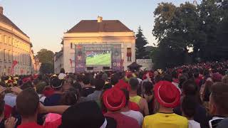 ⚽️ Belgique vs Japon fan zone Tournai 🇧🇪🇯🇵 [upl. by Diet909]