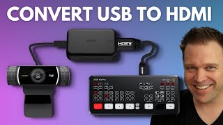 Convert USB webcams into HDMI for an ATEM  OBSBOT UVC to HDMI Adapter [upl. by Herzog]