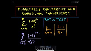 Absolute Convergence Conditional Convergence and Divergence [upl. by Westleigh]