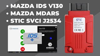 STIC SVCI J2534  UPDATE MAZDA IDS V130  MDARS 2023 [upl. by Ayila]