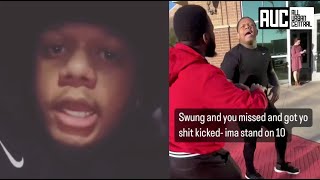 Yella Beezy Responds After Whyte Crip Runs Down On Him In Parking Lot [upl. by Elleyoj80]