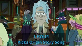 Ricks Origin Story Song 1 HOUR  Rick and Morty [upl. by Notselrahc]