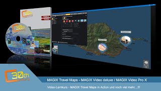 Video Lernkurs für MAGIX Travel Maps  Reiserouten erstellen animieren und mehr [upl. by Weyermann396]