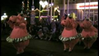 Mickeys Very Merry Christmas Parade At The Magic Kingdom Part 1 [upl. by Dalt]