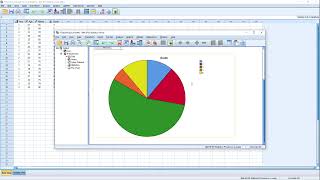 SPSS  15Grouping Data and Presenting them in a Chart [upl. by Kimble]