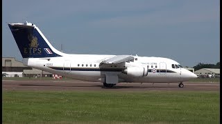 British Aerospace BAe 146100Avro RJ70  RIAT 2017 [upl. by Konopka]