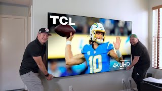 TCL 98 inch 4K TV  How to Wall Mount Help from B The Installer [upl. by Durham]