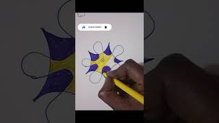 Learn easy drawing Motif drawing art music doodle [upl. by Cornel325]