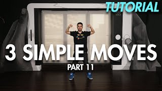 3 Simple Dance Moves for Beginners  Part 11 Hip Hop Dance Moves Tutorial  Mihran Kirakosian [upl. by Leonie]