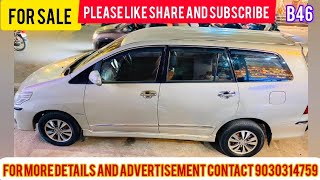 TOYOTA INNOVA V VERSION MODEL 2015 VALID 2030 FOR MORE DETAILS AND ADVERTISEMENT CONTACT 9030314759 [upl. by Terej]