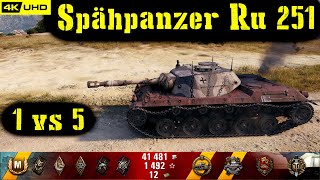 World of Tanks Spähpanzer Ru 251 Replay  7 Kills 42K DMGPatch 161 [upl. by Nimesh]