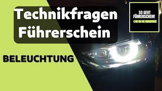 Technik in der Führerscheinprüfung  Licht  Führerschein [upl. by Barnaby]