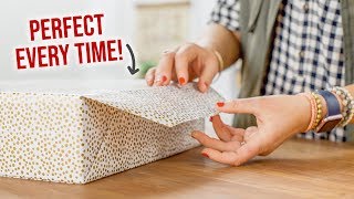 How to Wrap a Present Perfectly Every Time [upl. by Cyndi]