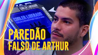 ARTHUR AGUIAR É ESCOLHIDO NO PAREDÃO FALSO E TOCA O TERROR NO QUARTO SECRETO 💥🔥  BBB 22 [upl. by Llenhoj928]