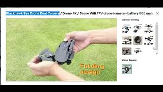 Blackhawk Eye Drone Dual Camera  Drone 4K  Drone Wifi FPV drone kamera  drone only [upl. by Enoryt]