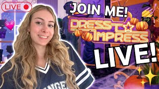 🔴 JOIN ME PLAYING DRESS TO IMPRESS LIVE 🎀 [upl. by Eniamerej277]