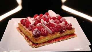 Tarte aux framboises et moelleux coco par Christophe Michalak DPDC [upl. by Amy]