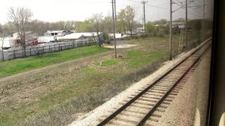 NICTD train ride from Michigan City 11st to Chicago Millenium station [upl. by Resee176]