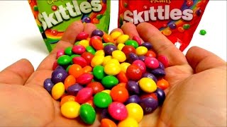 Skittles Candy Packs  Crazy Sours amp Fruits [upl. by Oicnedurp]