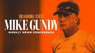 Mike Gundy News Conference 93024 [upl. by Jecoa238]