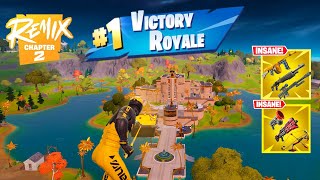 93 Kill Solo Vs Squads Wins Gameplay Full Game Fortnite Chapter 2 Remix Ps4 Controller [upl. by Goran317]