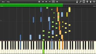 GodowskyChopin Op 25 No 1 quotAeolian Harpquot v3Synthesia [upl. by Ymas]