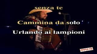 Vinicio Capossela Scivola vai via Karaoke [upl. by Llennod]