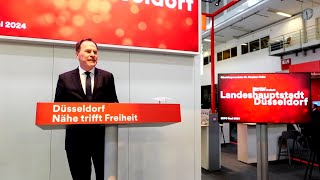 Düsseldorf auf der Expo Real 2024 quotWeiterdenken Weiter bauenquot [upl. by Belita699]