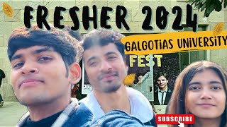 FRESHER 2024🔥 GALGOTIAS UNIVERSITY  Freshers kam promotion jyda 😭  YOGESH KUMAR VLOG [upl. by Nyrok]