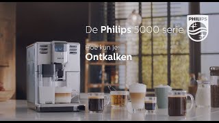 Philips EP5365 Espressomachine 5000serie Hoe ontkalk ik de machine [upl. by Esirehs841]