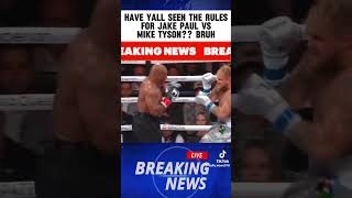 Mike Tyson vs Jake Paul RULES [upl. by Valentin]