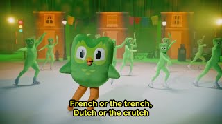 Duolingo  French or the Trench Song Lyrics [upl. by Aiveneg254]