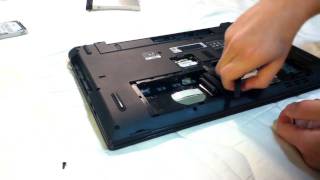 Acer Aspire 7741G  5741G  5253G Laptop disassembly Part I [upl. by Pontus]