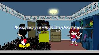 FNF Broken Strings Mickey and Friends  Paperclips v2 Teaser Song by CrashyBoi74 [upl. by Arved]