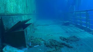 Costa Concordia New video of the inside of sunken cruise ship [upl. by Akaenahs471]