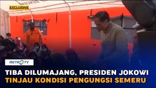 Tiba di Lumajang Presiden Jokowi Tinjau Kondisi Pengungsi Semeru [upl. by Zealand]