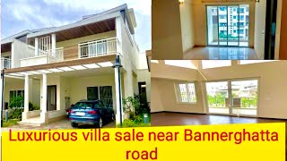 Duplex Villa for resale in Bannerghatta Road  3BHK duplex project Purva smiling willows [upl. by Mufi]