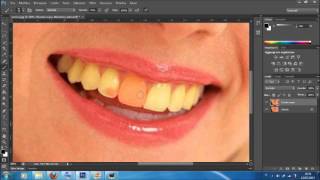 Video Tutorial 1 Come sbiancare i denti con photoshop cs6 [upl. by Azpurua]