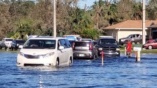 MAJOR Flooding amp Damage in Rotunda West Florida Hurricane Ian [upl. by Yrdua296]