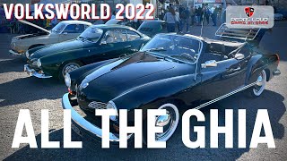 ALL THE KARMANN GHIAS FROM VOLKSWORLD 2022 SHOW  SANDOWN PARK [upl. by Eisteb]