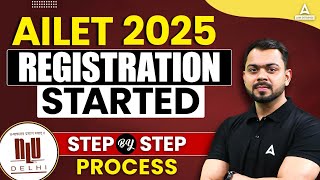 AILET 2025 Registration started  AILET 2025 Application Form Filling 🔥 Step by Step Process [upl. by Esej]