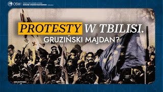 O co chodzi w protestach w Gruzji [upl. by Kcirrez]