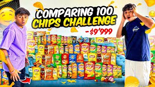 Comparing 100 Different Chip Brands In Epic Eating Challenge 😱  Mann Vlogs [upl. by Halstead]