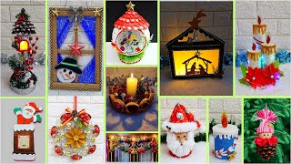 12 Low budget handmade Christmas craft idea at home  DIY Economical Christmas craft idea🎄190 [upl. by Lokkin]