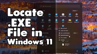 How to Find exe Files in Windows 11 and 10  Windows 11 Tips [upl. by Haziza]