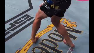 Jimmy quotFootloosequot Crute  another UFC dance off [upl. by Nomal]