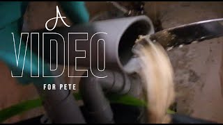 A Video For Pete  Unblocking a Sink Drain inc Fatberg [upl. by Anahtor]